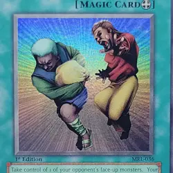 SNATCH STEAL 1st Edition Holo Foil YU-GI-OH TCG MRL-036 Heavily Played/Damaged - Image 2