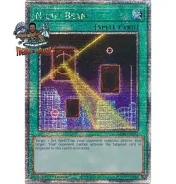 Yugioh! 1x Night Beam RA04-EN182 Quarter Century Secret Rare 1st Ed NM - Image 1