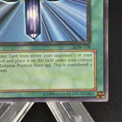 Yugioh Monster Reborn 1st Edition Ultra Rare LOB-118 LP - Image 3