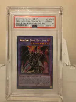 yugioh red eyes dark dragoon secret rare psa 10 - Image 1