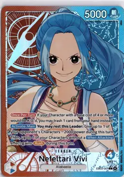 Nefeltari Vivi EB03-001 One Piece Heroines Edition English Trading Card - Image 3