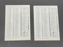 Lot of 2 Vintage POKEMON TGC Card Lists - Image 3