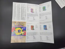 Lot of 2 Vintage POKEMON TGC Card Lists - Image 5
