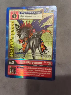 Digimon Card Game MetalGreymon (Alternate Art) Rare Classic Collection EX1-008 R - Image 2