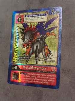 Digimon Card Game MetalGreymon (Alternate Art) Rare Classic Collection EX1-008 R - Image 3