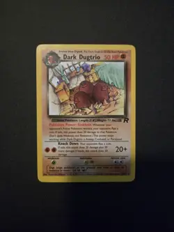Dark Dugtrio 23/82 - WOTC Team Rocket Non Holo Rare - English Pokemon TCG Card - Image 1