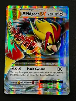 Mega Pidgeot EX 65/108 - XY Evolutions Ultra Rare Holo Pokemon TCG Card NM - Image 1