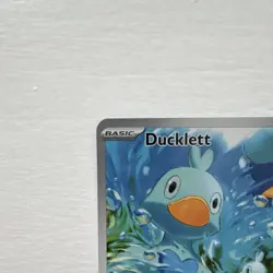 Pokemon Ducklett 109/086 Sv: White Flare Basic 70 HP Illustration Rare Holo Card - Image 3