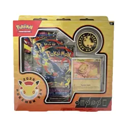Pokemon 2026 Pokemon Day Collection Box Pikachu Promo Card & Booster Packs - Image 1