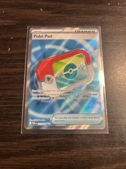 2026 Pokemon Perfect Order - POKE PAD - Full Art Rare Trainer Item Card #113/88 - Image 1