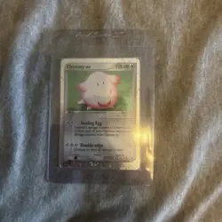 Pokemon Chansey EX TCG Holo Ultra Rare Card Ruby and Sapphire 96/109 - Image 1