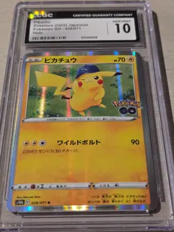 Pikachu 028/071 CGC 10 2022 Japanese Pokemon GO Holo Pokemon Card - Image 2