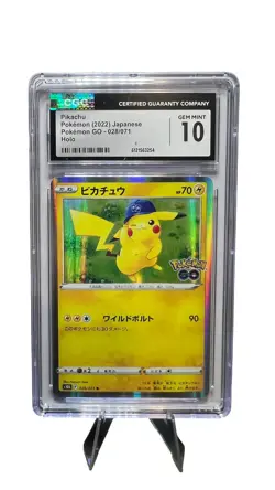 Pikachu 028/071 CGC 10 2022 Japanese Pokemon GO Holo Pokemon Card - Image 1