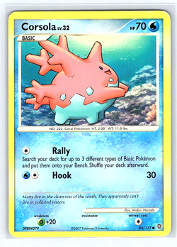 Corsola 84/132 Secret Wonders MP Pokemon Card - Image 1