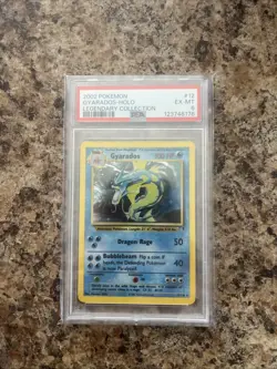2002 Pokemon Legendary Collection Gyarados Holo Rare Card PSA 6 EX 12/110 - Image 1