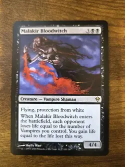 Malakir Bloodwitch: Zendikar: Never Played: Magic the Gathering - Image 1