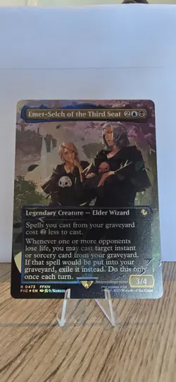 Magic The Gathering - Emet-selch of the third seat - Chocobo Track Foil - Image 1