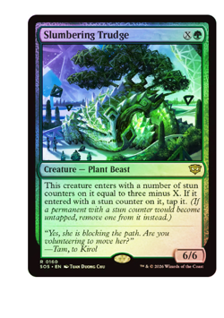 Slumbering Trudge - Foil Secrets of Strixhaven MTG - Image 1