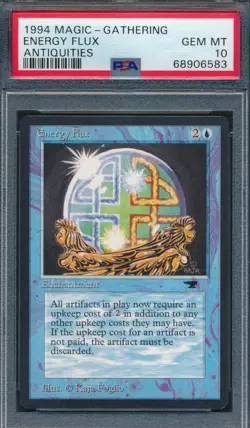 Antiquities Energy Flux PSA 10 Graded Magic MTG (6583) - Image 1