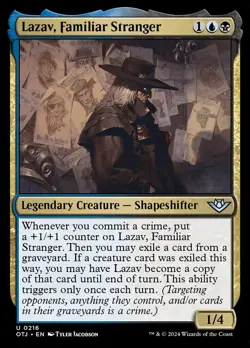 Lazav, Familiar Stranger | #216 | OTJ | MTG | Regular | LP - Image 1