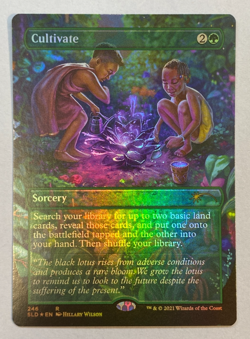 MTG - Secret Lair: Black Is Magic - Cultivate - FOIL - Image 1