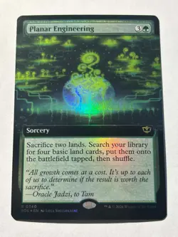 Planar Engineering Foil Extended Art 340 R Secrets of Strixhaven MTG NM - Image 1