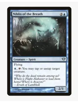 Niblis of the Breath #44 Dark Ascension (DKA) Magic Card in Protective Sleeve - Image 1