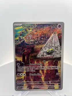 Pokemon Drowzee 210/198 SV01 Scarlet & Violet Full Art Holo Illustration Rare B - Image 1