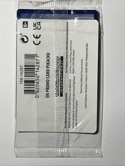 Pikachu 028/078 Pokemon GO Holo Store Promo Sealed ERROR Double Pack - Image 5