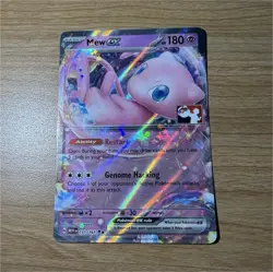 Pokemon Mew EX Full Art Holo Double Rare 151/165 Prize Pack Series 180 HP - Image 1