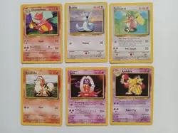 Pokemon TCG Base Set: Set of 7 Rare, 20 Uncommon, 35 Commons, 62 cards total - Image 3