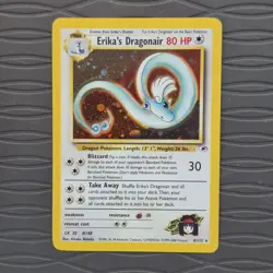 Erika's Dragonair - 4/132 - Pokemon Gym Heroes Unlimited Holo Rare Card WOTC - Image 1