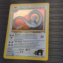 Erika's Dragonair - 4/132 - Pokemon Gym Heroes Unlimited Holo Rare Card WOTC - Image 2