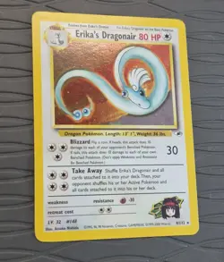 Erika's Dragonair - 4/132 - Pokemon Gym Heroes Unlimited Holo Rare Card WOTC - Image 3