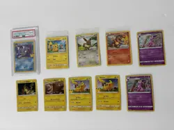 Pokemon Card Lot w/ PSA 10 Dark Gyarados + Build-A-Bear Pikachu/Eevee/Charmander - Image 1