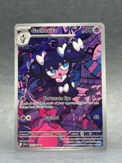 Pokemon - 125/086 Gothorita SV White Flare Illustration Rare Full Art NM TCG - Image 1