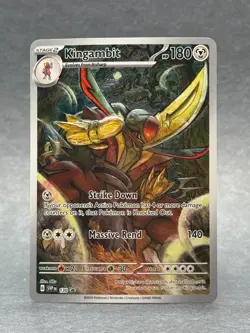 Pokemon - 130 Kingambit SV Scarlet & Violet Black Star Promo Holo NM TCG - Image 1
