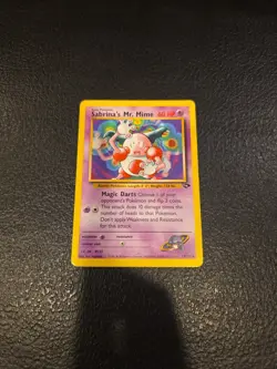 Sabrina's Mr. Mime 59/132 - Pokemon TCG Gym Challenge Set - Uncommon, MP - Image 1