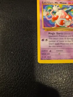 Sabrina's Mr. Mime 59/132 - Pokemon TCG Gym Challenge Set - Uncommon, MP - Image 4
