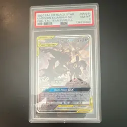 Pokemon Umbreon & Darkrai GX SM Black Star #SM241 Holo PSA 8 2020 English - Image 3