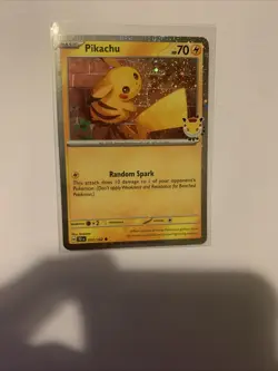 Pikachu Pokemon Day 2026 051/162 - 30th Anniversary Promo - Pokemon TCG - Image 1