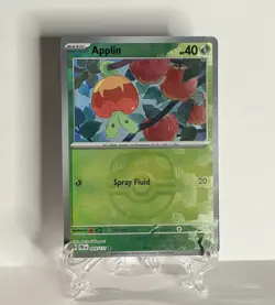 Pokemon Applin (Master Ball Pattern) Common SV: Prismatic Evolutions 009/131 NM - Image 1