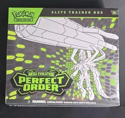 Pokemon Perfect Order ETB Sealed Mega Evolution - Image 1