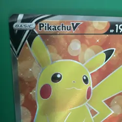 2022 Pokemon Brilliant Stars Pikachu V 157/172 Full Art Ultra Rare Holo - Image 4