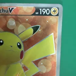 2022 Pokemon Brilliant Stars Pikachu V 157/172 Full Art Ultra Rare Holo - Image 5