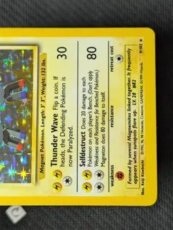 Magneton 9/102 - Base Set Unlimited Holo Rare Pokemon TCG LP - Image 5