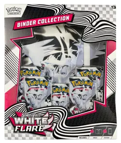 Pokemon Scarlet & Violet White Flare Binder Collection Box - Image 1