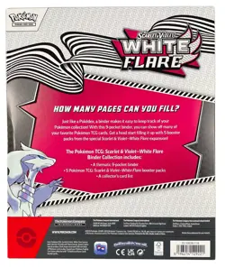 Pokemon Scarlet & Violet White Flare Binder Collection Box - Image 2