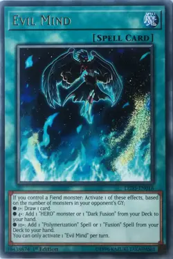 Evil Mind - LED5-EN016 - Rare - 1st Edition - Lightly Played - Legendary Duelist - Image 1