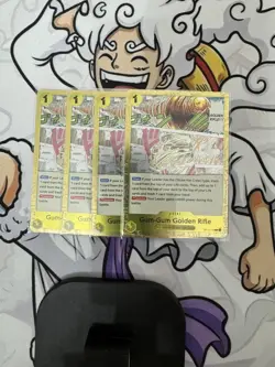 One Piece Gum-Gum Golden Rifle OP15-116 Adventure on KAMI’s Island x4 Playset - Image 1